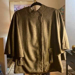 Gray Cape Jacket